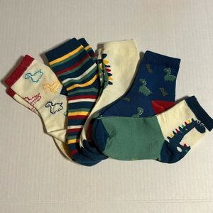 Set of boy girl unisex socks dinosaur NWOT